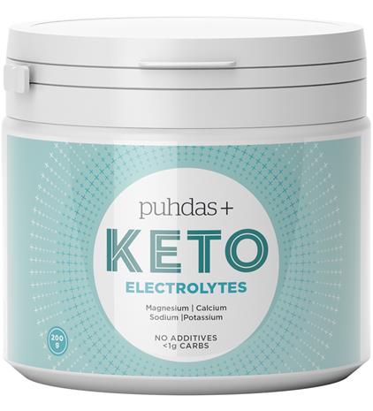 Puhdas+ KETO 200 g Electrolytes jauhe