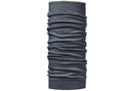 Buff Lightweight Merino Wool Monikäyttöhuivi, solid grey
