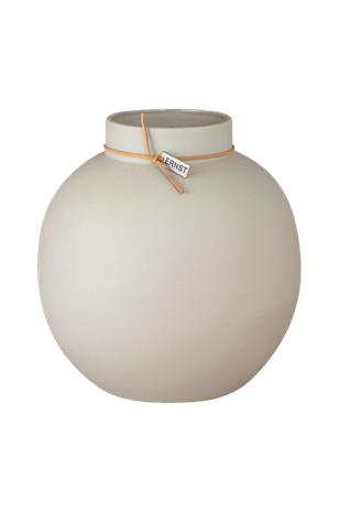 ERNST Vas Stoneware Round D21 H22, Beige