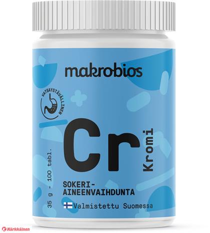 Makrobios Kromi 100 tabl. ravintolisä