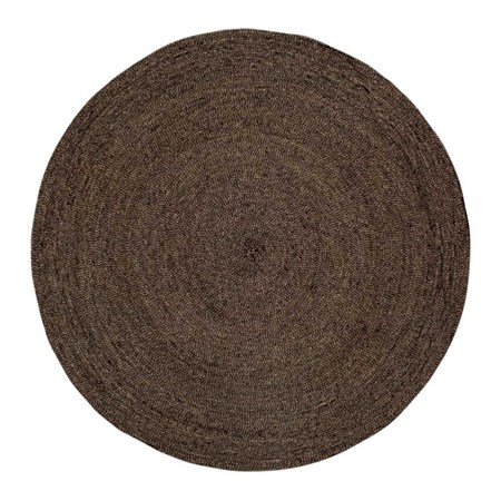 Dixie Ella Rug 125 cm, Black/Natural