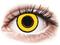 Gelflex CRAZY LENS - Yellow Twilight - piilolinssit tehoilla (2 kpl) – kuva 1