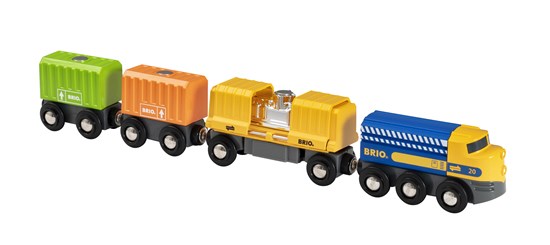 Brio World 33982, Three-Wagon Cargo Train