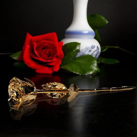 24K Golden Rose - Black Giftbox