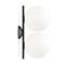 Flos IC Lights C / W1 Ceiling / Wall light Double, Black – kuva 1