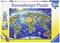 Ravensburger, Puzzle World Landmarks Map 200 palaa – kuva 8