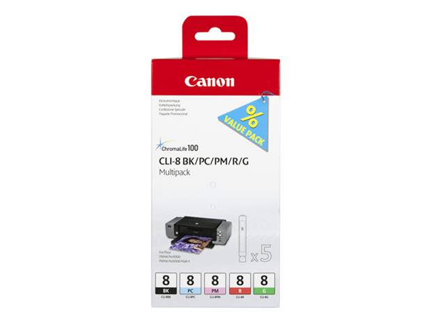 Canon CLI Value Pack 8, mustekasetti – kuva 6/8