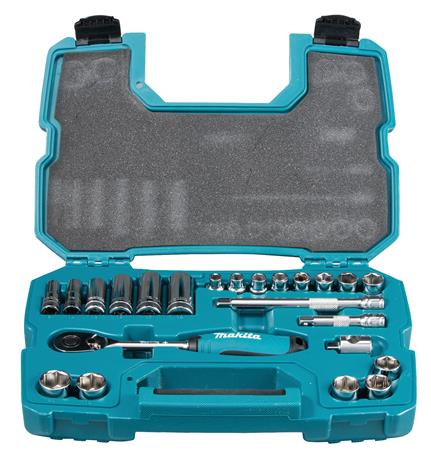 Hylsysarja Makita B-65573; 3/8''; 23 kpl.