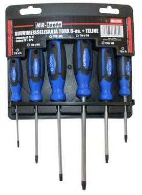 Ruuvimeisselisarja torx 6-os