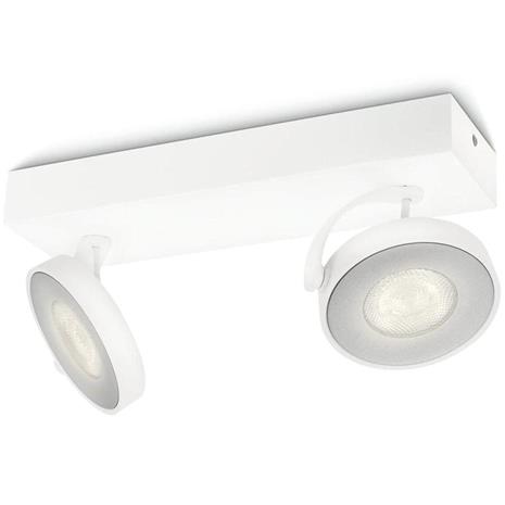 Philips Kaksilamppuinen LED-kohdevalo Clockwork, valkoinen – kuva 6/8