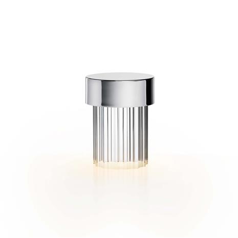 Flos Last Order Fluted Table Lamp, Stainless steel – kuva 1/8