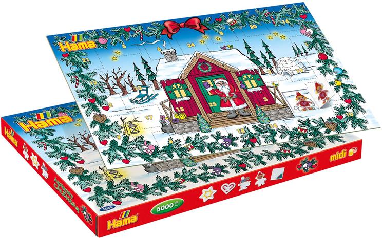 Hama String Beads Advent Calendar 5000 Pcs 