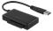 DELTACO (USB 3.0 - SATA) USB3-SATA6G2, sovitin 2,5" kiintolevyille – kuva 1