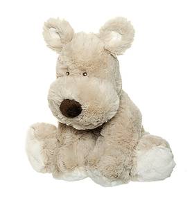 Teddykompaniet Pehmolelu Koira Teddy Cream, Harmaa