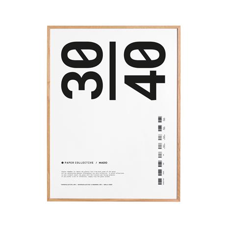 Paper Collective Kehys Solid Oak 30x40 cm