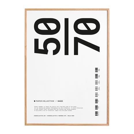 Paper Collective Kehys Solid Oak 50x70 cm