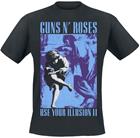 Guns N' Roses - 1991 Illusion - T-paita - Miehet - Musta