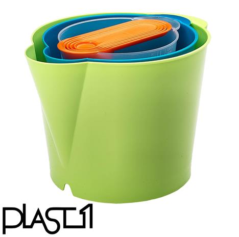 Keittiösarja kulho+ siivilä+ mitat