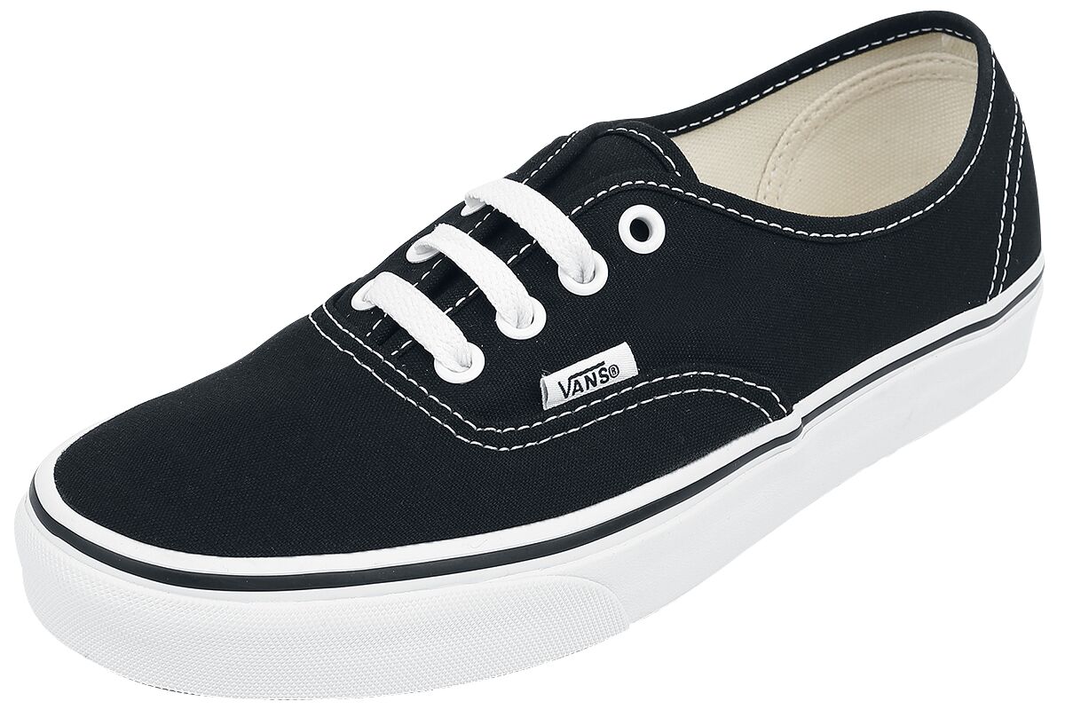 Vans - Authentic - Matalavartiset tennarit - Unisex - Musta valkoinen