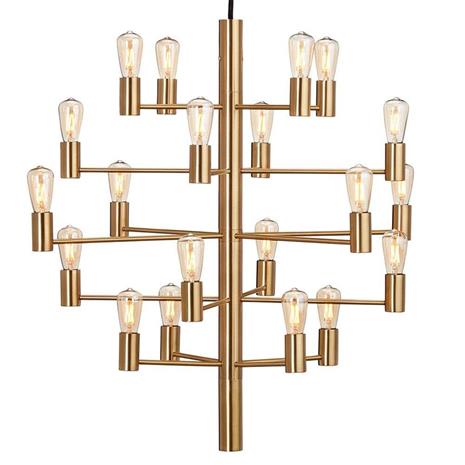 Herstal Manola 20 E14 Dimmable LED, Satin Brass