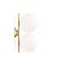 Flos IC Lights C / W1 Ceiling / Wall Lamp Double, Brass – kuva 3