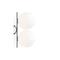 Flos IC Lights C / W1 Ceiling / Wall Lamp Double, Chrome – kuva 3