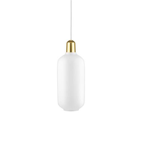 Normann Copenhagen Amp Kattovalaisin Large, Valkoinen/Messing