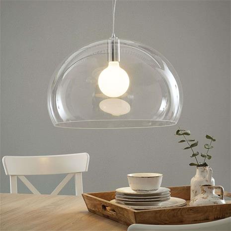 Kartell FL/Y Valaisin, Transparent