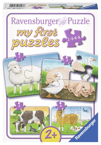 Ravensburger Cute pets puzzle 4 in 1