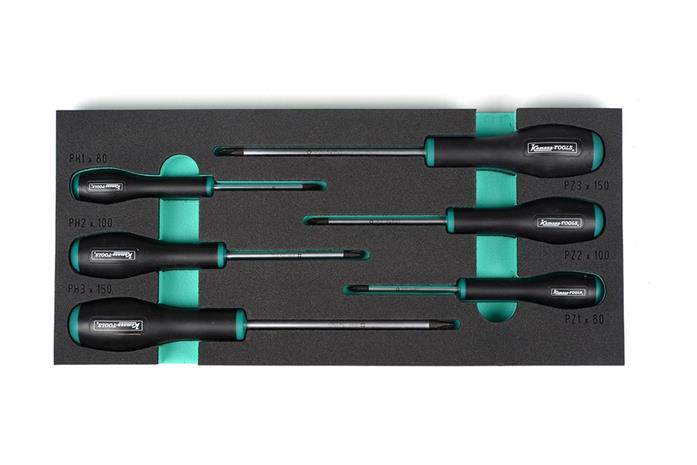 Kamasa-Tools K26153 PH PZD, 6-os. ruuvitalttasarja