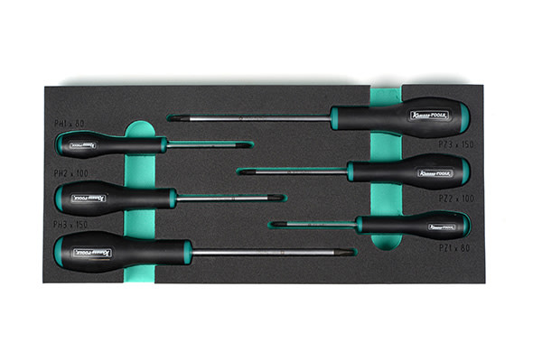 Kamasa-Tools K26153 PH PZD, 6-os. ruuvitalttasarja