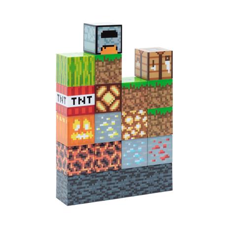 Minecraft Block Building, koottava usb-pöytävalaisin