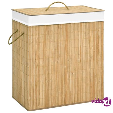 vidaXL Bambu pyykkikori 100 l