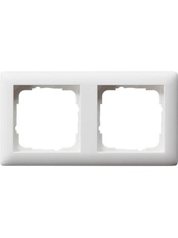 Gira 2-modul-ramme Standard 55 hvid mat
