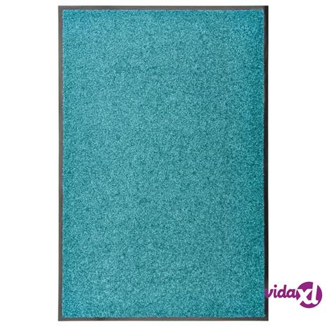 vidaXL Ovimatto pestävä sinivihreä 60x90 cm
