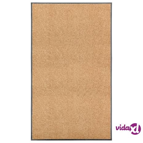 vidaXL Ovimatto pestävä kerma 90x150 cm