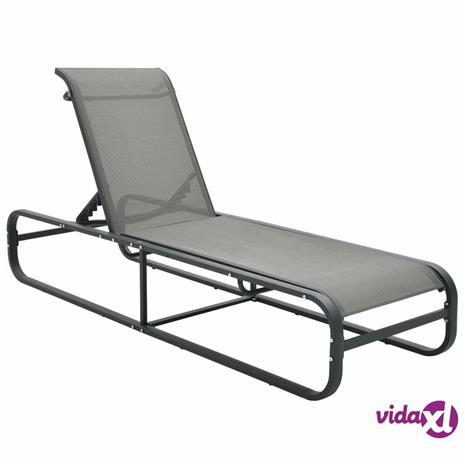vidaXL Aurinkotuoli alumiini ja textilene