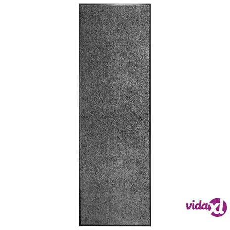 vidaXL Ovimatto pestävä antrasiitti 60x180 cm