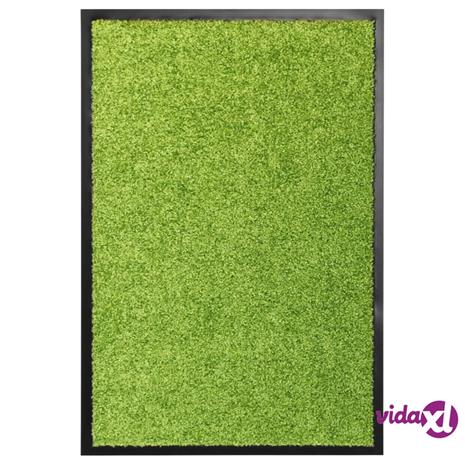 vidaXL Ovimatto pestävä vihreä 40x60 cm