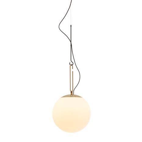 Artemide Scandinavia NH 35 Ceiling Lamp, Black/Brass