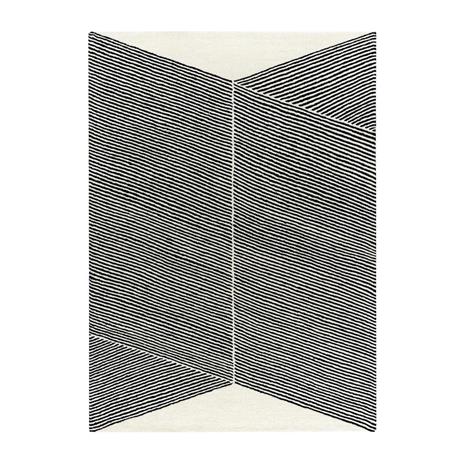 NJRD Rectangles-villamatto, luonnonvalkoinen 170x240 cm