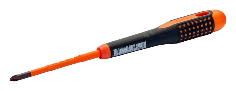 Ruuvimeisseli Bahco Ergo Slim Combi VDE; SL5/PH1; 202 mm