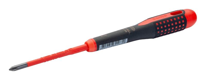 Ruuvimeisseli Bahco Ergo Slim VDE; PH2; 222 mm