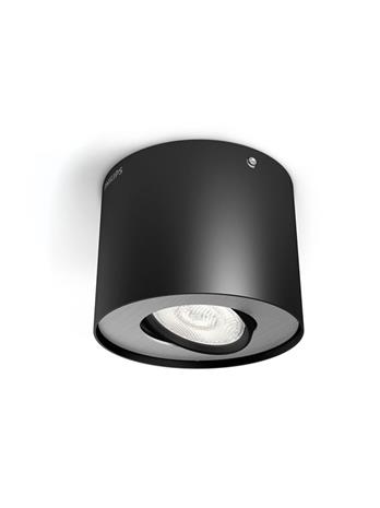 Philips Musta LED-downlight-valaisin Phase – kuva 6/8