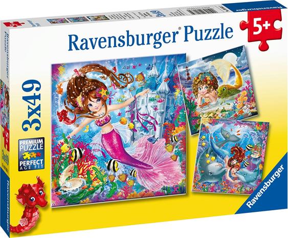 Ravensburger Palapeli Merenenidot 3x49