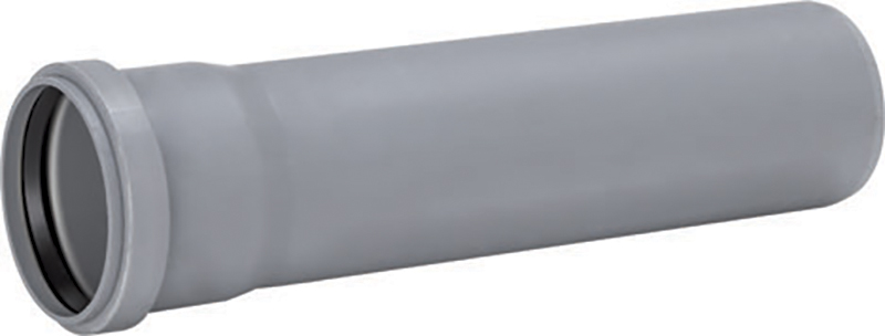 Muhviputki Uponor 110, 0,5 m, Harmaa