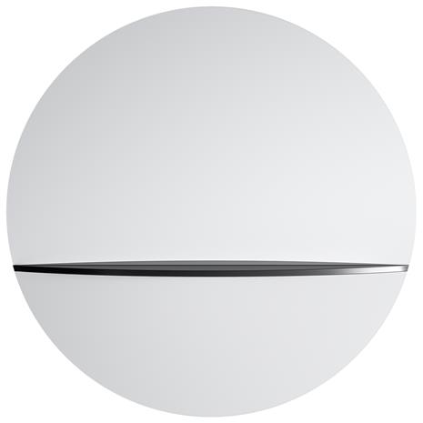 Department Pie A Wall Mirror, Black , 80cm