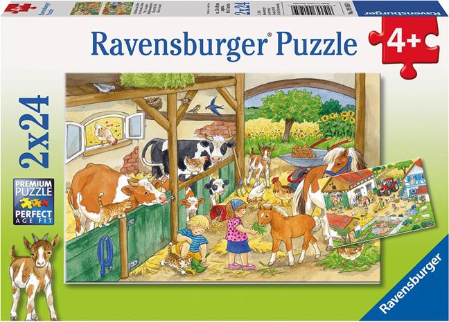 Ravensburger Merry Farm life 2 x 24st.