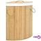 vidaXL Bambu kulmapyykkikori 60 l – kuva 1