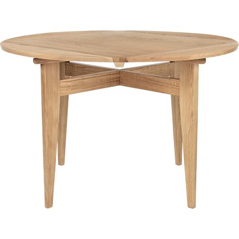 Gubi B-Table Dining Table Matt Lacquered, Oak